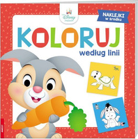 DISNEY MALUCH. KOLORUJ WEDŁUG LINII