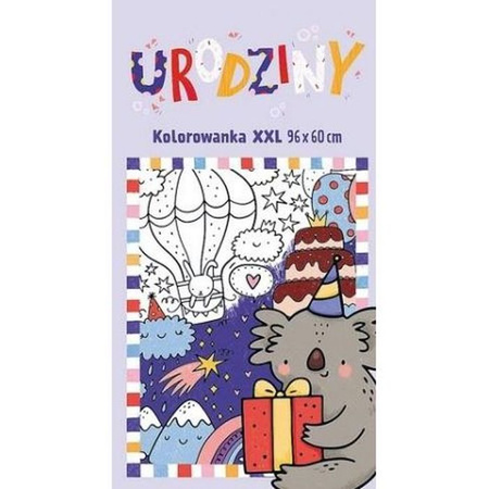 Urodzinowa Kolorowanka XXL 96x60cm Trefl