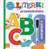 Literki przedszkolaka z pisakiem. Piszę, czytam i zmazuję. Wydanie II