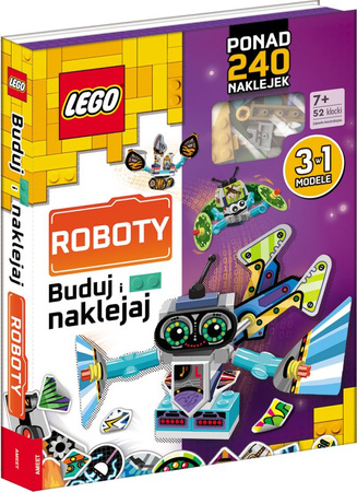 Klocki Lego Books. Buduj i naklejaj: Roboty Ameet