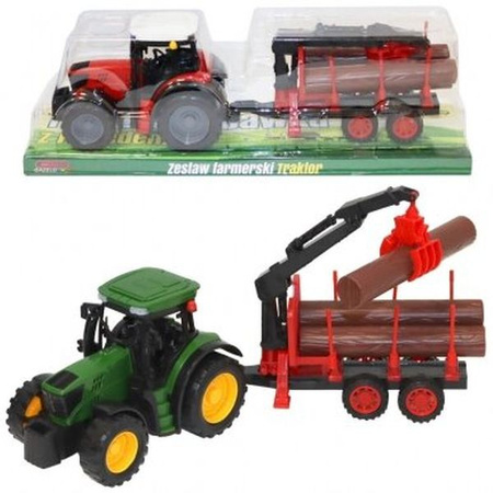 TRAKTOR Z MASZYNĄ ROLNICZĄ