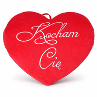 Serce z napisem 'Kocham Cię' 80 cm Walentynka