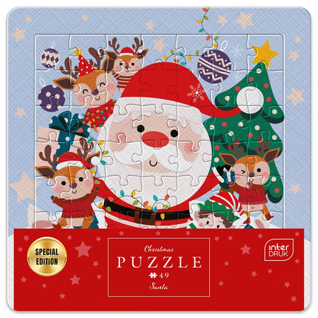 Puzzle w ramce 49 el.BN Santa