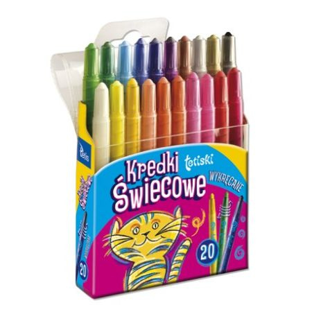 KREDKI WYKRĘCANE 20KOLORÓW