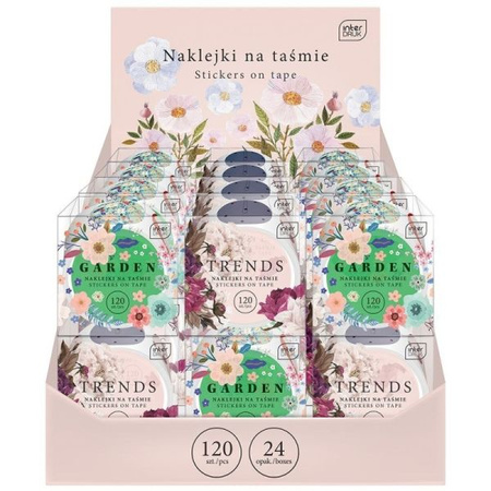 Naklejki na taśmie FLOWERS Interdruk