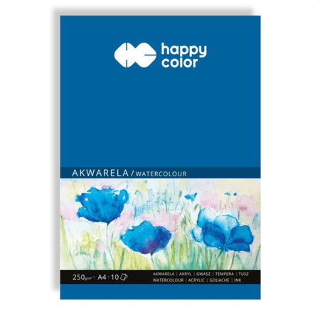 Happy Color Blok do akwareli A5- 250g 10 kartek