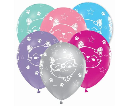 Balony KOTY 12' 5sztuk Godan