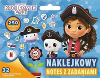 KOCI DOMEK GABI NAKLEJKOWY NOTES Z ZADANIAMI