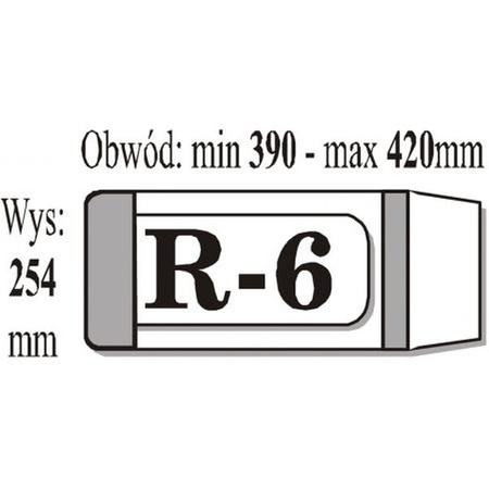 OKŁADKA REGULOWANA R-6