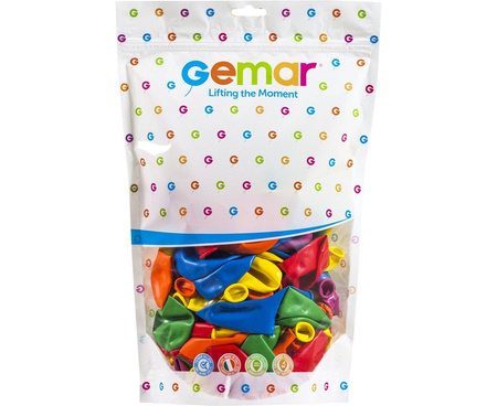 Balony pastelowe Różnokolorowe Mix, G120, 33 cm, 50 szt