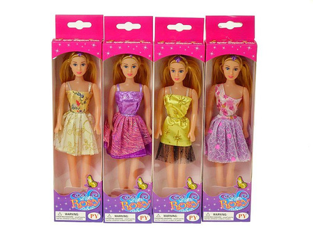 lalka 29cm; 34x8x4cm,