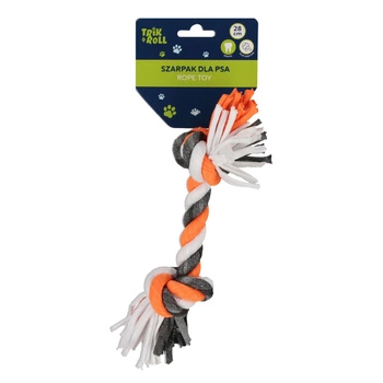 Zabawka dla psa Szarpak 28 cm pomarańczowy TRIK&ROLL 560882  