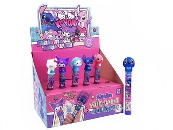 RÓŻDŻKA światło-dzwięk zwierzak (stitch-kuromi, hello kitty)