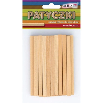 Patyczki kreatywne PK-0180 bezbarwne op. 30szt. 150x18x1.6mm