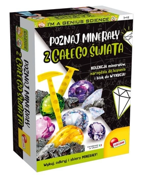 Poznajemy Minerały z Całego Świata I'M A Genius Lisciani