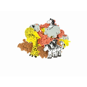 NAKLEJKI Z PIANKI ZOO 48SZTUK
