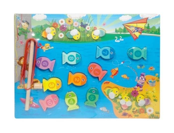 RYBKI MAGNETYCZNE DREWNO