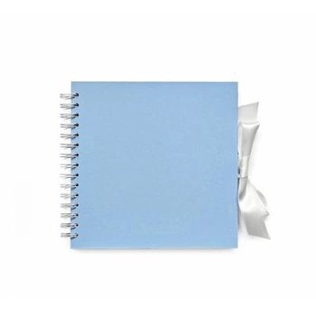 Album do zdobienia NIEBIESKI- satynowy 205x205mm, 35 kartek