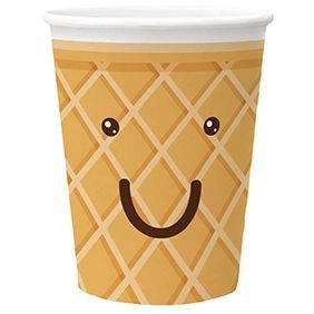 PAW Kubki papierowe 0,25 l 8szt. Ice Cream