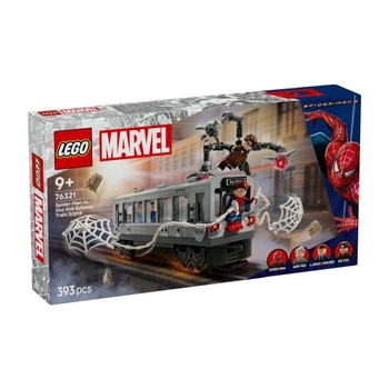 Klocki Lego Super Heros Marvel Spider-Man kontra Doc Ock - scena w metrze 76321