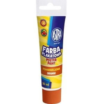 FARBY PLAKATOWE TUBA 30ML-POMARAŃCZOWA