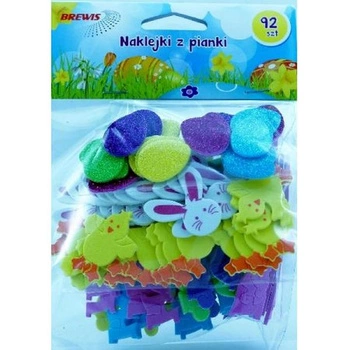 NAKLEJKI Z PIANKI 92 SZTUKI