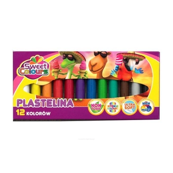 Plastelina 12 kolorów Sweet Colours