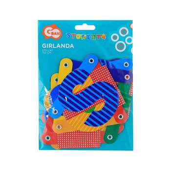 Girlanda urodzinowa STO LAT STO LAT, 150cm