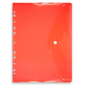 Penmate Teczka kopertowa A4 z Europerforacją czerwona