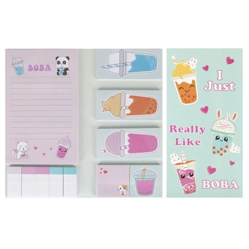 Zestaw notes z zakładkami Bubble Tea STARPAK 563058