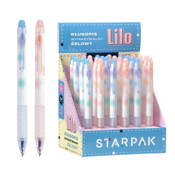 Długopis ścieralny automatyczny 0.7 Lilo A'24szt. STARPAK 552681
