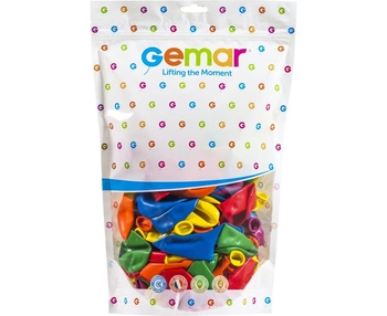 Balony pastelowe Różnokolorowe Mix, G120, 33 cm, 50 szt