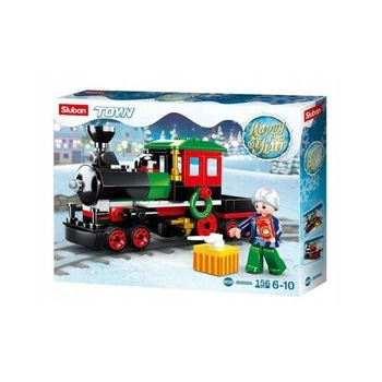 Sluban Klocki 156 Elementów Pojazd Lokomotywa
