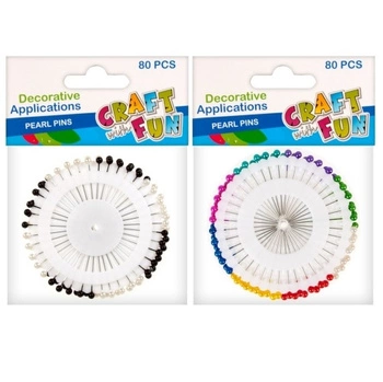 SZPILKI PERŁY 80ELEMENTÓW