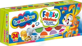 Farby plakatowe BAMBINO, 24 kolory