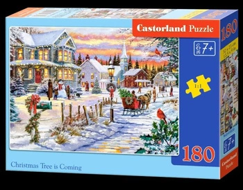 Castorland Puzzle 180 el. CHRISTMAS TREE IS COMING
