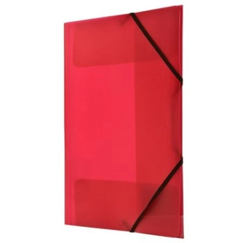 TECZKA PP A4 Z GUMKĄ CZERWONA