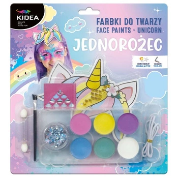 Kidea Farbki do malowania twarzy Unicorn