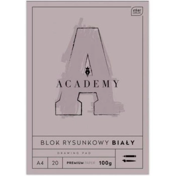 Blok rysunkowy A4 20 100g ACADEMY biały
