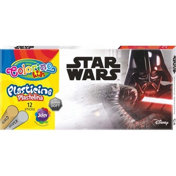 DISNEY KIDS COLORINO - PLASTELINA  12 KOL. /STAR WARS / /6/
