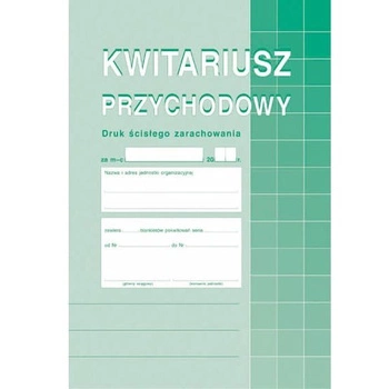 KWITARIUSZ PRZYCHODOWY A5 /NUMEROW/