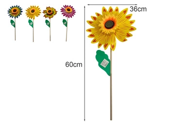 Wiatrak ogrodowy słonecznik 60x36cm