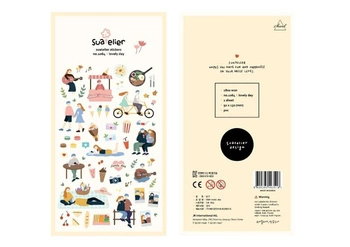 NAKLEJKI ozdobne MIŁY DZIEŃ