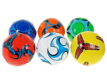 Piłka nożna mix wzorów, rozmiar 5, średnica 14cm