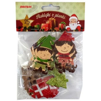 NAKLEJKI Z PIANKI 25SZT SKRZAT