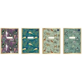 ZESZYT A5 60 KRATKA 70G METALLIC GOLD@