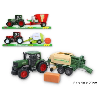 TRAKTOR Z MASZYNA ROLNICZA