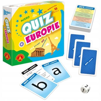 QUIZ O EUROPIE KIESZONKOWA GRA EDUKACYJNA