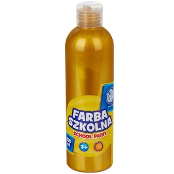 Farba Szkolna Plakatowa 250ml Złota Astra