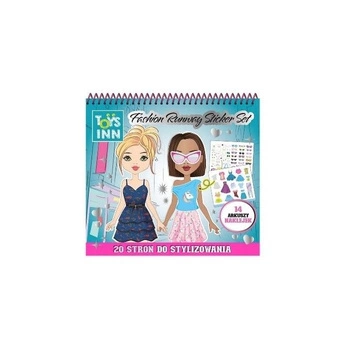 Zestaw kolotowych naklejek do stylizowania - modelki